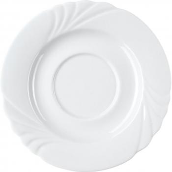 Piattino per tazza da caffè Swing PULSIVA 14.5 cm bianco rotondo 6 pz