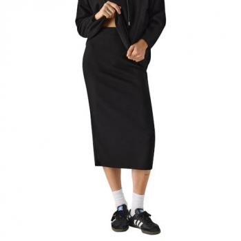 Ysabel Mora - Falda midi lisa negra
