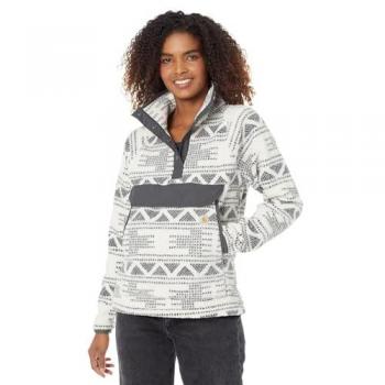 Carhartt Sudadera con Media Cremallera Oj4991 Relaxed Fit Fleece