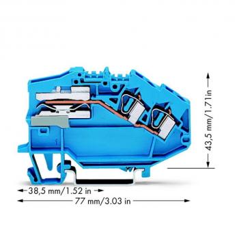 6mm Neutral Disconnect Terminal Block