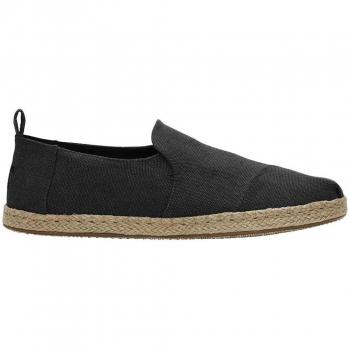 TOMS Homme Alpargata Déconstruite Rope, Espadrilles Homme, Noir Black 001, 44.5 EU