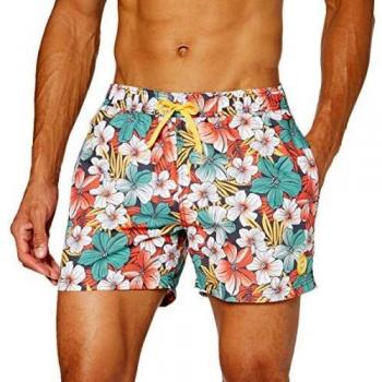 CMP Homme Hawaii Short de Bain 30r9047, Antracite Mandarine Neptune, 54