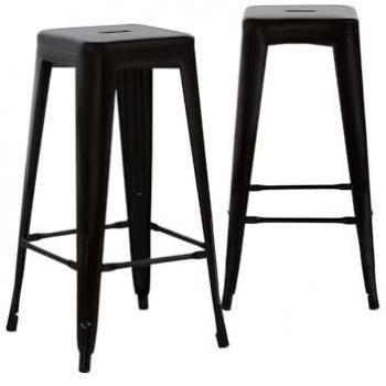 Pack 2 Taburetes Industriales 43x43x77cm Thinia Home