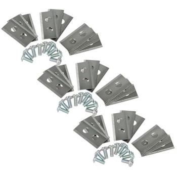 Ensemble de 27 lames compatibles pour tondeuses Worx Landroid