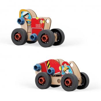 Veicolo di Legno Eco-Friendly PlayBio 32 Pezzi 3+