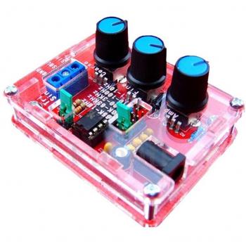 Generador de funciones XR2206, onda sinusoidal y cuadrada, 1HZ-1MHZ, color rojo