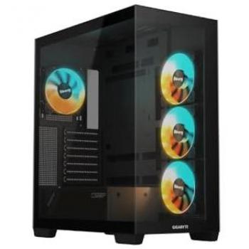 Gigabyte AORUS C500 Panoramic Stealth Midi Tower Gaming Gehäuse mit Glasseitenfenster