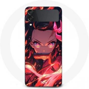 Nezuko Kamado Manga Cover – Galaxy Z Flip 3 Edition