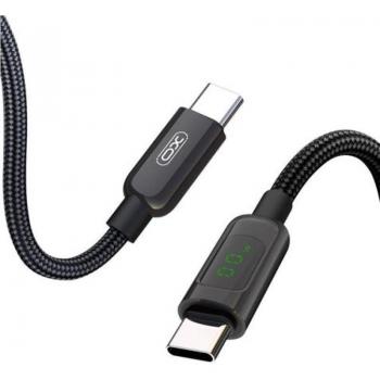 CABLE NBQ203B TIPO C 60W | DISPLAY LED NEGRO XO