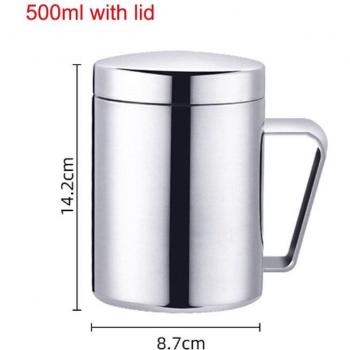 Vaso Portátil Inoxidable Para Viajes