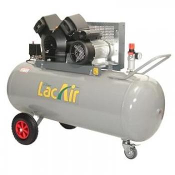 Compresseur à courroie turbo ventilation 4CV Monophasé 23m3/h 200L TwinAir 23/200 M Lacme