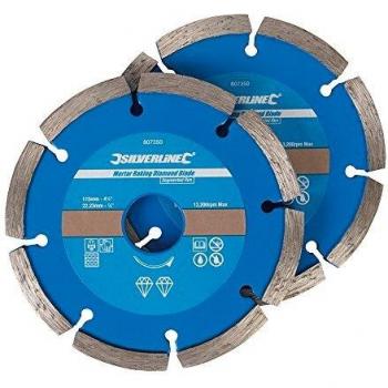 Silverline Diamond Blade Set for Mortar Removal 115mm