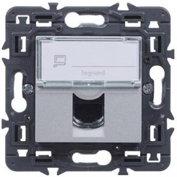 Base RJ45 Electrónica 9x9x3.8 cm Empotrable Cat 6 Valena Next