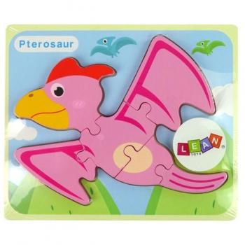 Drewniane Puzzle Pliosaurs Niebieski