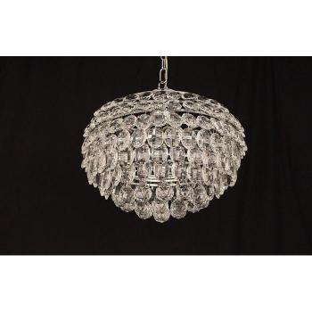Impex Lighting Adaliz 4 Light Chrome Ceiling Crystal Pendant