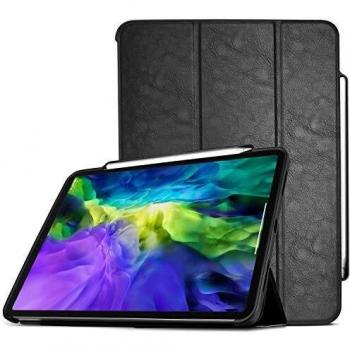 ProCase for iPad Pro 11 Leather Case with Pencil Holder (Both 2018 2020 Version), Protective Folio Case Smart Cover, for iPad Pro 11 Inch (1st / 2nd Gen) - Brown