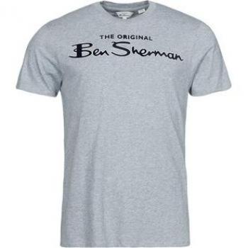 Ben Sherman Tee Signature Flock Gris