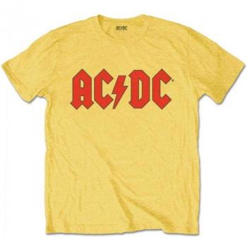AC/DC T-shirt met Kinderlogo 9-10 Jaar Geel