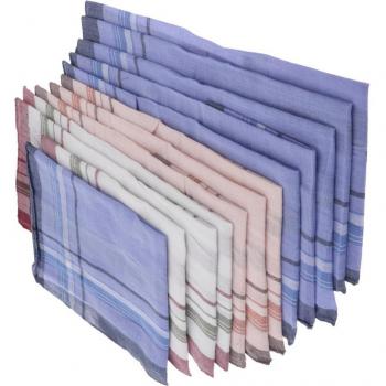 Conjunto de pañuelos de bolsillo 12 piezas en algodón – 36×37 cm