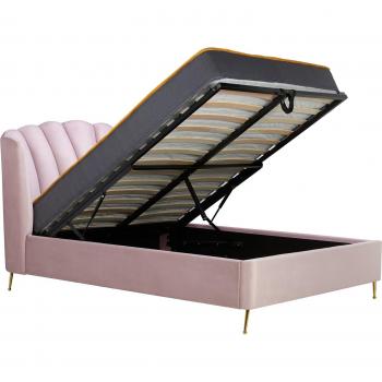 Birlea 150cm Lottie Fabric Ottoman - Pink