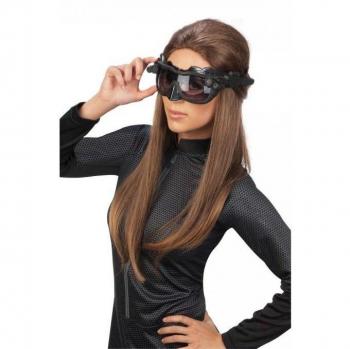 Occhiali Catwoman Signora Nero One Size Deluxe