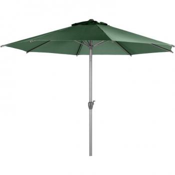 Parasol droit rond inclinable LOOMPA Vert olive 3 m