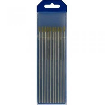 Électrodes tungstène Lanthane WL15 Ø 3,2 - Or (AC/DC)