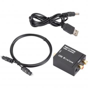 Adaptador de Audio Óptico a Analógico L R