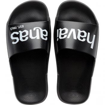 Havaianas Chanclas Pala Clásicas Logomanía Negro