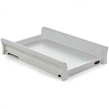 Obaby Stamford Sleigh Cot Top Changer - White