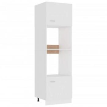 Armário Micro-ondas Lyon 60x57x207 cm na Cor Branca