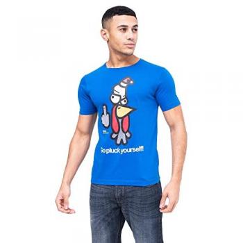 Bad Turkey Xmas T-Shirt in Deep Azure (M)