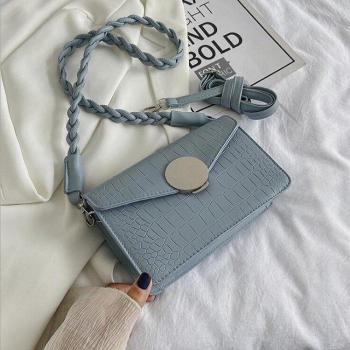 Bolso cruzado de lujo para mujeres en cuero PU