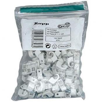 Kopp 345604080 Colliers de serrage 7–10 mm avec aiguilles acier 30 mm Gris