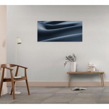 Leinwanddruck Komar Shapeshifter 90 × 40 cm – Blau/Weiß, Holzrahmen, 2 cm Dicke