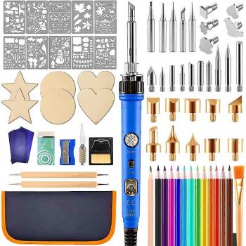 Set de Herramientas de Quema de Madera 80pcs
