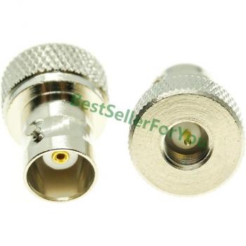 Conector BNC hembra a SMA macho níquel para radios