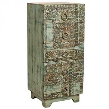 Cassettiera in Legno di Mango 40x100x45 cm