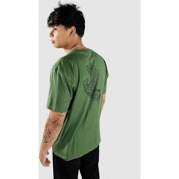 T‑shirt Interlacciata Santa Cruz in Verde