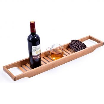 Naturholz Badewanne Organizer