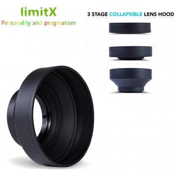 Pare-soleil LimitX 3 en 1 pour appareil photo Panasonic LUMIX FZ82