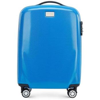 Wittchen Blau Ultra Leichter Handgepäck-Trolley mit TSA-Schloss und vier Schwenkrädern (32 l)