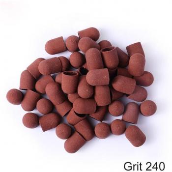 30pcs 16x25mm Nail Sanding Bands for Nail Art, Grit #80/120/180/240