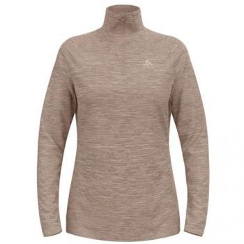 Odlo Essentiële Thermische Mid Layer 1/2 Zip Hardloopshirt Dames - Blauw - Maat L