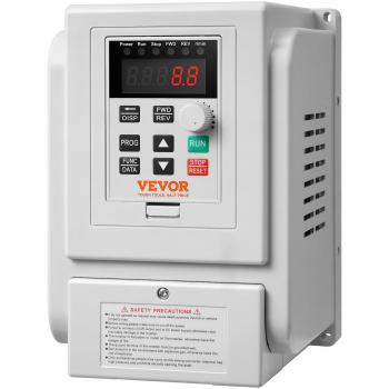 VFD VEVOR 4kW 18A 5CV - Inverter per Controllo Velocità Motore Trifase