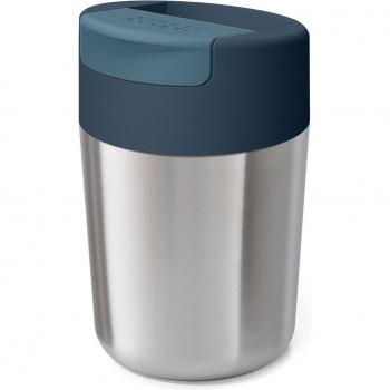 Tazza da viaggio in acciaio inox Joseph Joseph Sipp - 340 ml