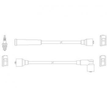 Juego de cables de encendido HITACHI 134227