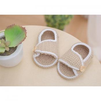 Milk Line Cotton Wool Baby Sandals