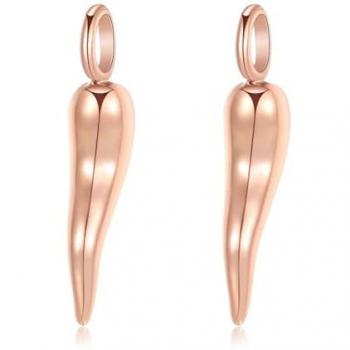 Gioiello Sagapò Happy Ears Acciaio 316L PVD Oro Rosa SHE039