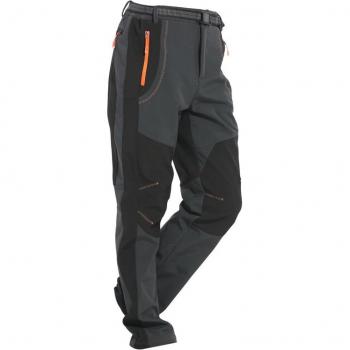Pantalons de randonnée en plein air Softshell hiver imperméables pour hommes et femmes XXXL